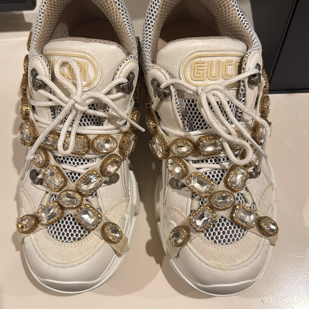 Gucci Crystal Sneakers - Picture 3 of 3